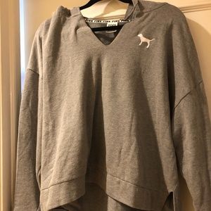 Victoria Secret Pink gray hoodie comfy